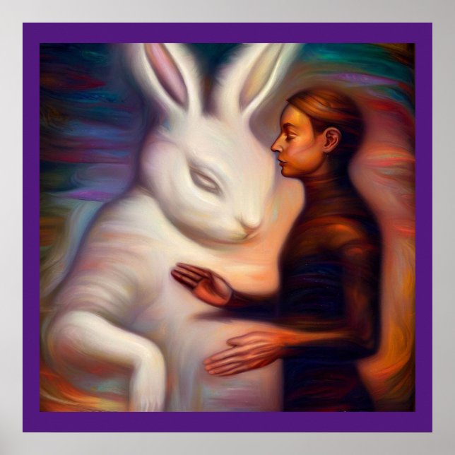 Spirit Animal Rabbit 1 Poster (Framsidan)