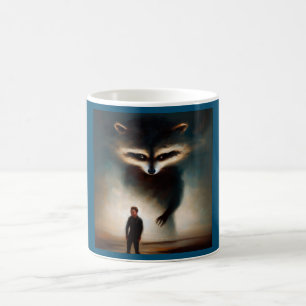 Spirit Animal Raccoon 1 Kaffemugg