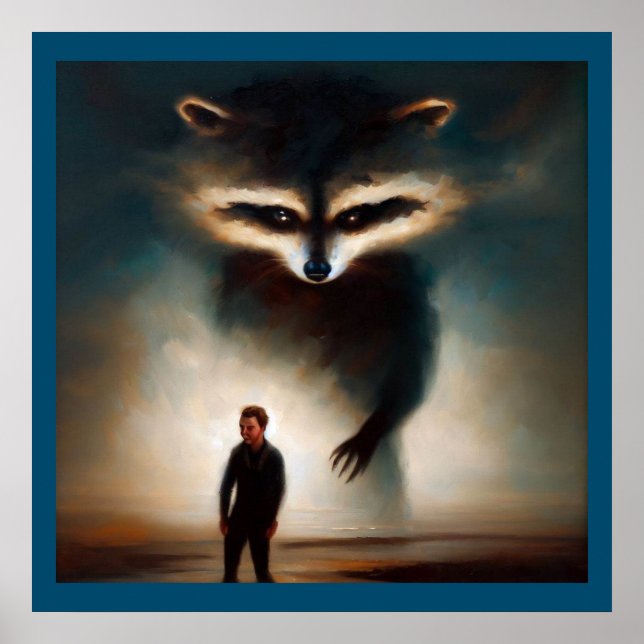 Spirit Animal Raccoon 1 Poster (Framsidan)