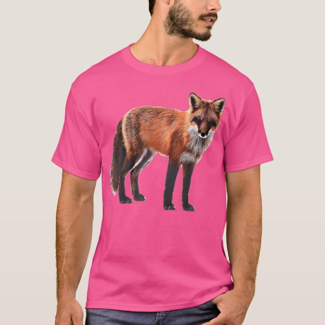 Spirit Animal Red Fox T Shirt (Framsida)