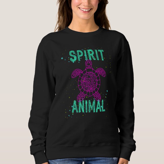 Spirit Animal Sea Turtle Lover Animals Comfort Cut T Shirt (Framsida)