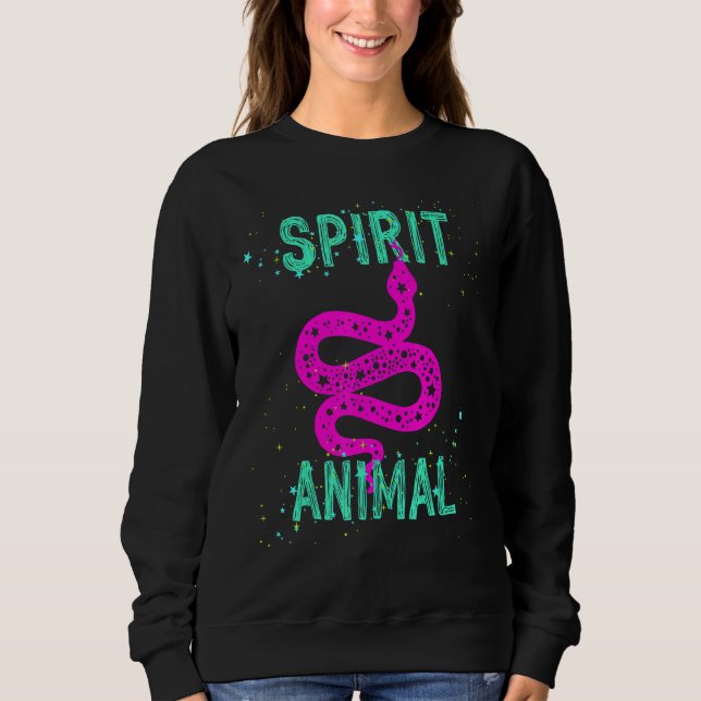 Spirit Animal Snake Lover Pink Animals Comfort Cut T Shirt (Framsida)