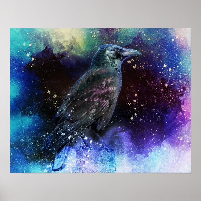 Spirit Animal Stardust Raven Poster (Framsidan)