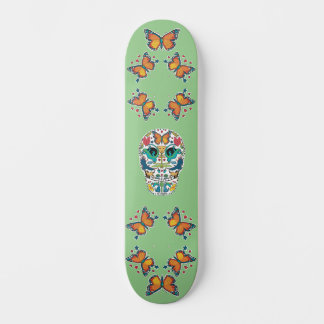 Spirit Animal Sugar Skull och Butterfly Skateboard