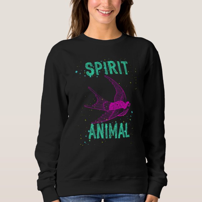 Spirit Animal Swallow Bird Pink Animals Comfort Cu T Shirt (Framsida)