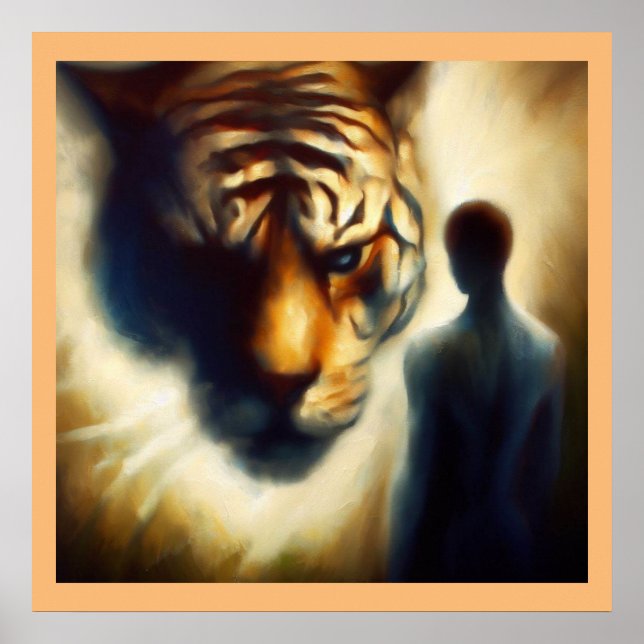 Spirit Animal Tiger 1 Poster (Framsidan)