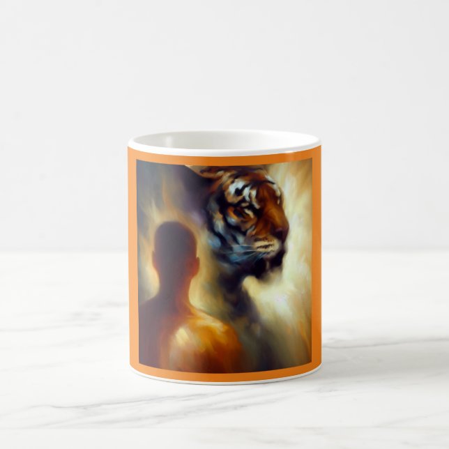Spirit Animal Tiger 2 Kaffemugg (Center)