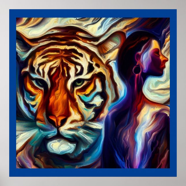 Spirit Animal Tiger 3 Poster (Framsidan)