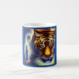Spirit Animal Tiger 4 Kaffemugg