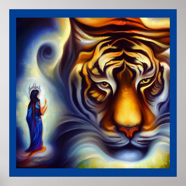 Spirit Animal Tiger 4 Poster (Framsidan)