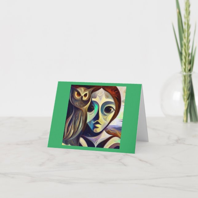 Spirit Animal Uggla 3 Kort (Framsida)