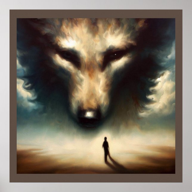 Spirit Animal Varg 1 Poster (Framsidan)