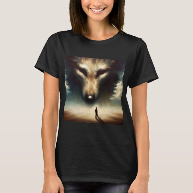 Spirit Animal Varg 1 T Shirt (Framsida)