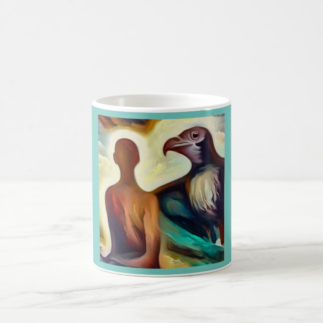 Spirit Animal Vculture 2 Kaffemugg (Center)
