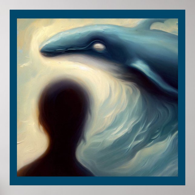 Spirit Animal Whale 1 Poster (Framsidan)