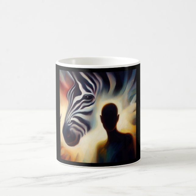 Spirit Animal Zebra 2 Kaffemugg (Center)