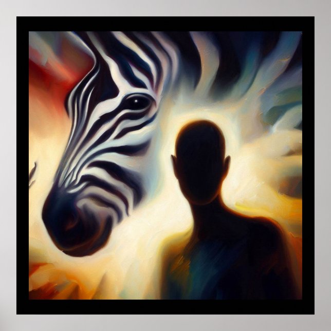 Spirit Animal Zebra 2 Poster (Framsidan)