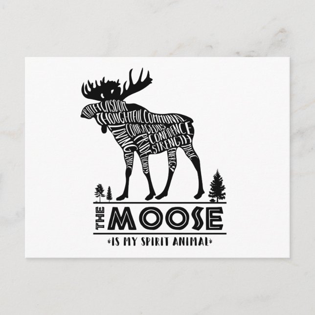 Spirit Animals: Moose | Vykort (Framsida)