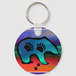 Spirit Bear Keychain i norra Ljus Nyckelring