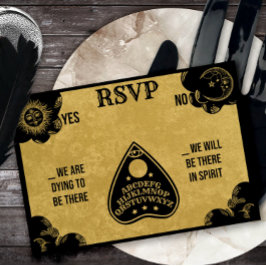 Spirit Board Gothic, Fall & Halloween Bröllop OSA Anteckningskort