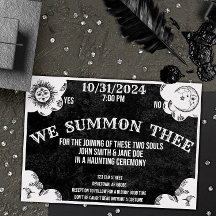 Spirit Board Gothic Halloween Bröllop eller Shower