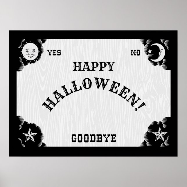 Spirit Board Happy halloween Poster (Framsidan)
