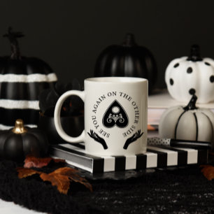 Spirit Board of the other Side Black & White Kaffemugg