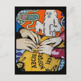 "Spirit Board Whispers" färg på en Vykort