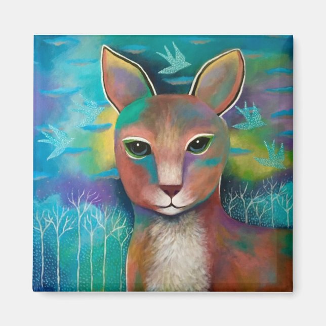 Spirit Cat Magnet (Framsidan)