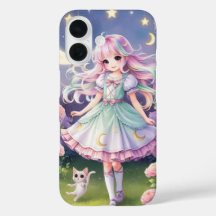 Spirit Cat Phone Case - Magic Girl Kawaii