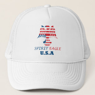 Spirit eagle USA flagga Keps