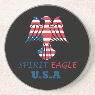 Spirit eagle USA flagga Underlägg