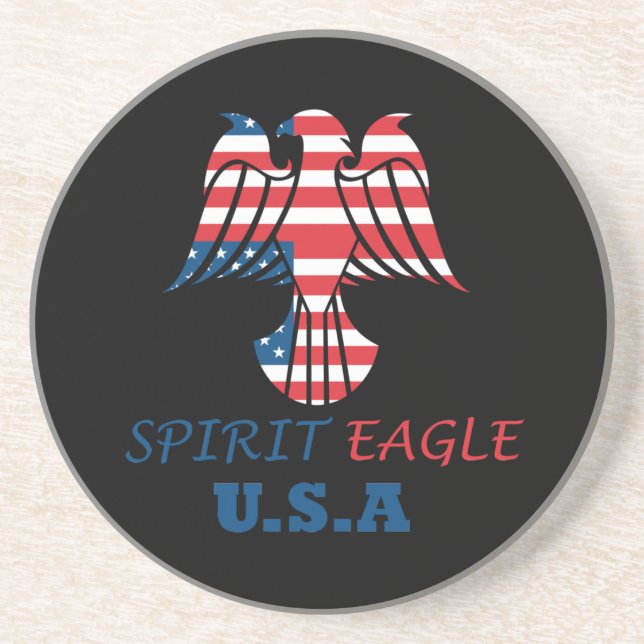Spirit eagle USA flagga Underlägg (Framsidan)