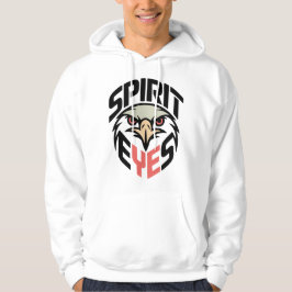 Spirit Eyes Hoodie – Bold Eagle Mascot Design for 