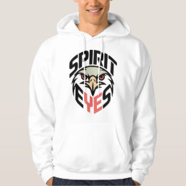 Spirit Eyes Hoodie – Modig Örn Mascot Design för 