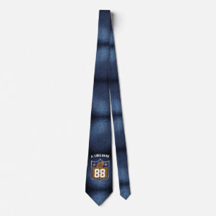 Spirit för Blue & Guld Glitter Football Player Tea Slips