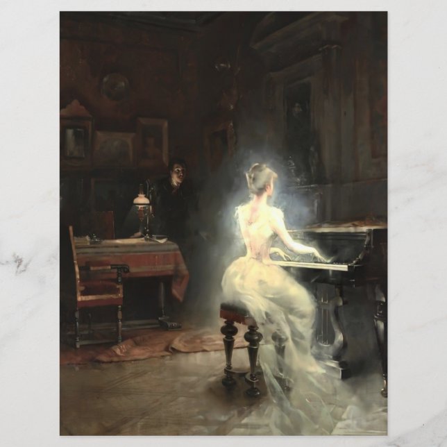 Spirit från George Roux 1885 Scrapbook Papper (Framsida)