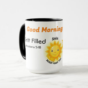 Spirit Fylld Bra God morgon Sunrise Mugg