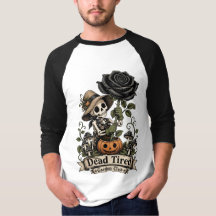 Spirit Halloween Skelett T-Shirt manlig Trädgårdsk