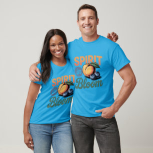 Spirit i Bloom Peach Blueberry Retro Shirt T