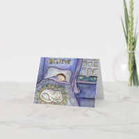 Spirit Kattunge Condolence Art Greeting Card