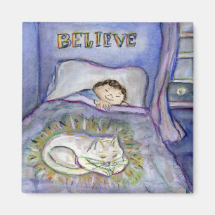 Spirit Kattunge Pet Grief Art Magnet