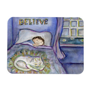 Spirit Kattunge Pet Grief Art Magnet