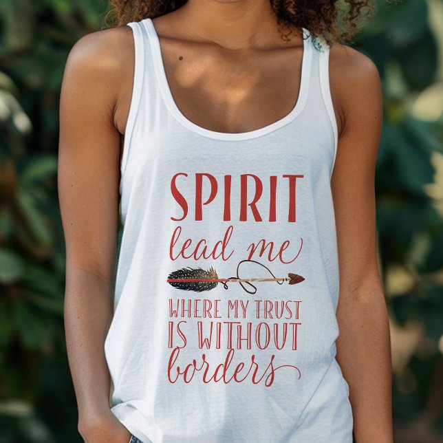 Spirit Lead Me Linne Med Racerback (Skapare uppladdad)
