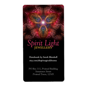 Spirit Light Jewelry Business/Product Label Fraktsedel