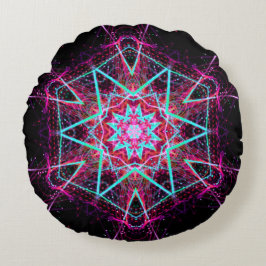 Spirit Mandala -1 Round Dekorativ kudde