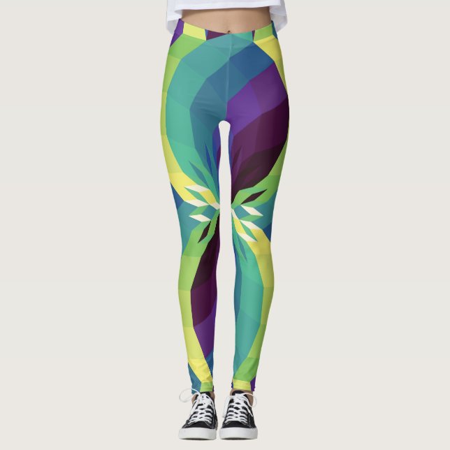 Spirit Mönster 888 Leggings (Framsida)
