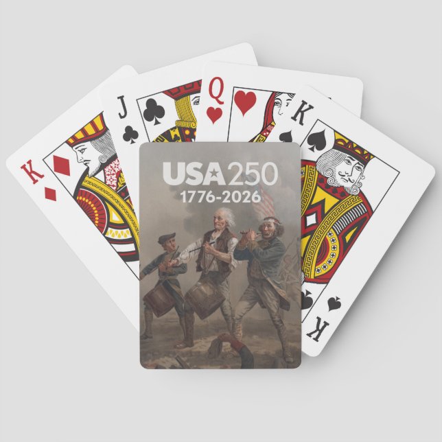 Spirit of 76 - America's 250th Birthday Casinokort (Baksidan)