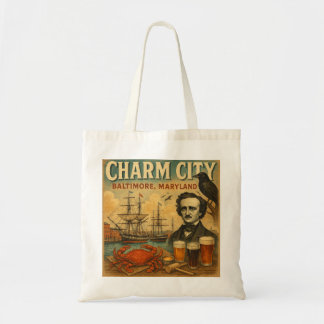 "Spirit of Charm City" Heritage Collage Tote'' Tygkasse