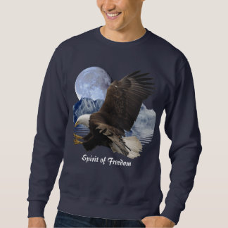 SPIRIT of FREEDOM Örn Wildlife Shirt Lång Ärmad Tröja